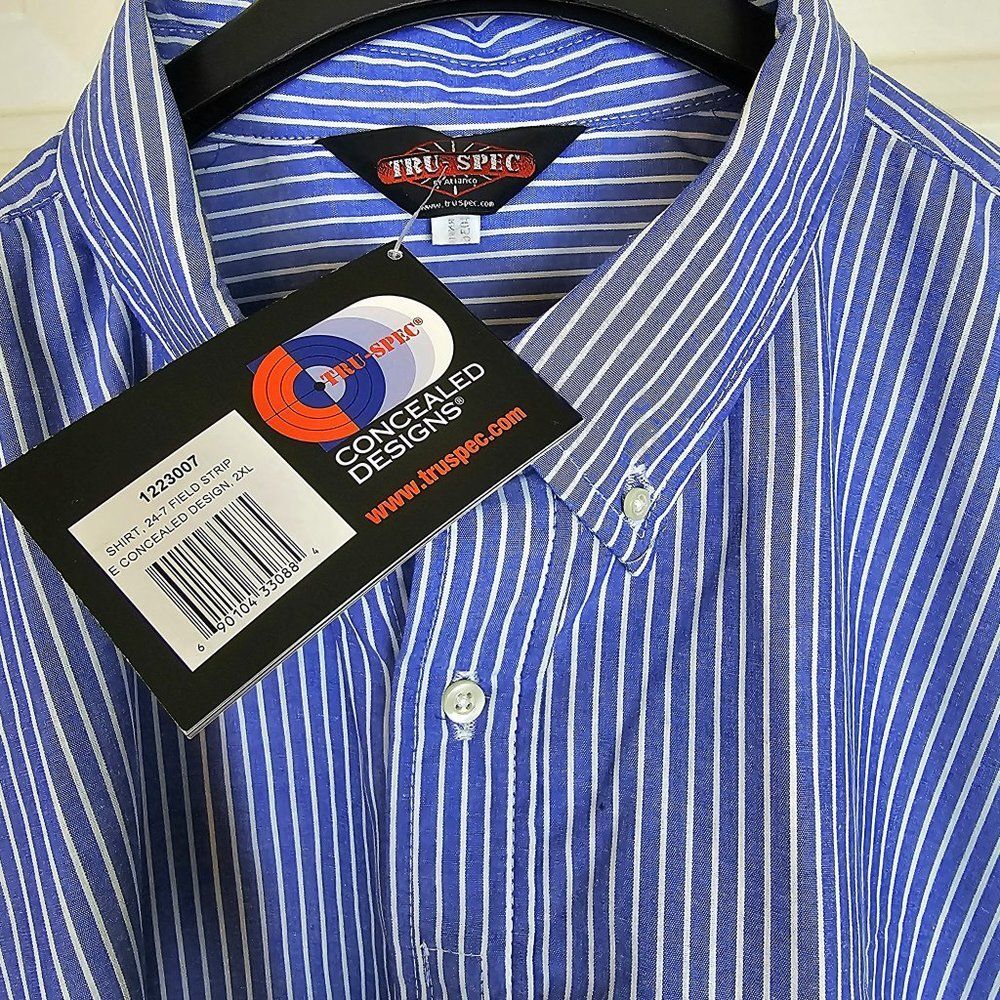 NWT Tru-Spec Inner Pocket Concealed 24-7 Button Down Long Sleeve Shirt Size 2XL - Picture 3 of 7